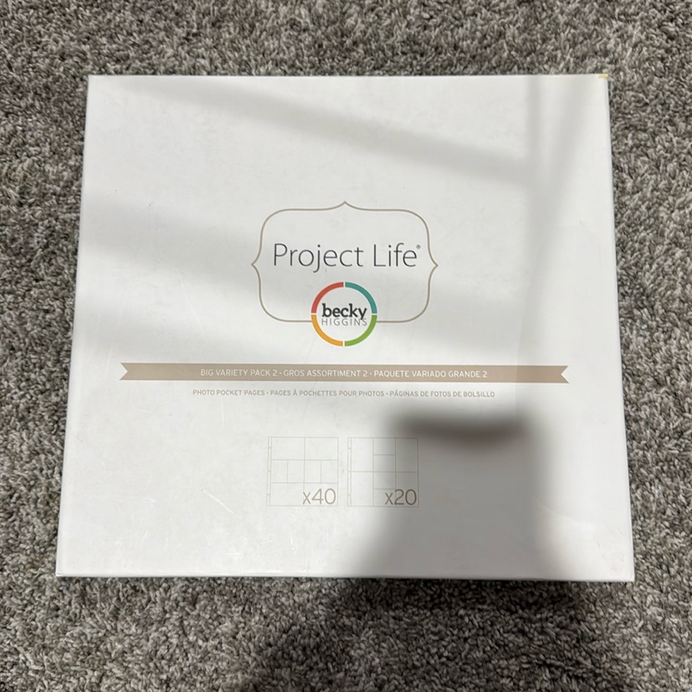 Project life big variety pack photo pocket pages brand new never opened